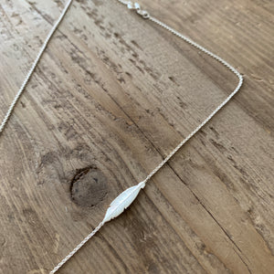 Double Feather in Sterling Silver