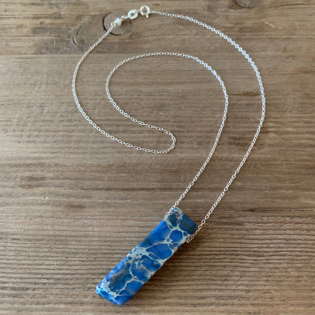 You Are My Rock in Royal Blue Jasper