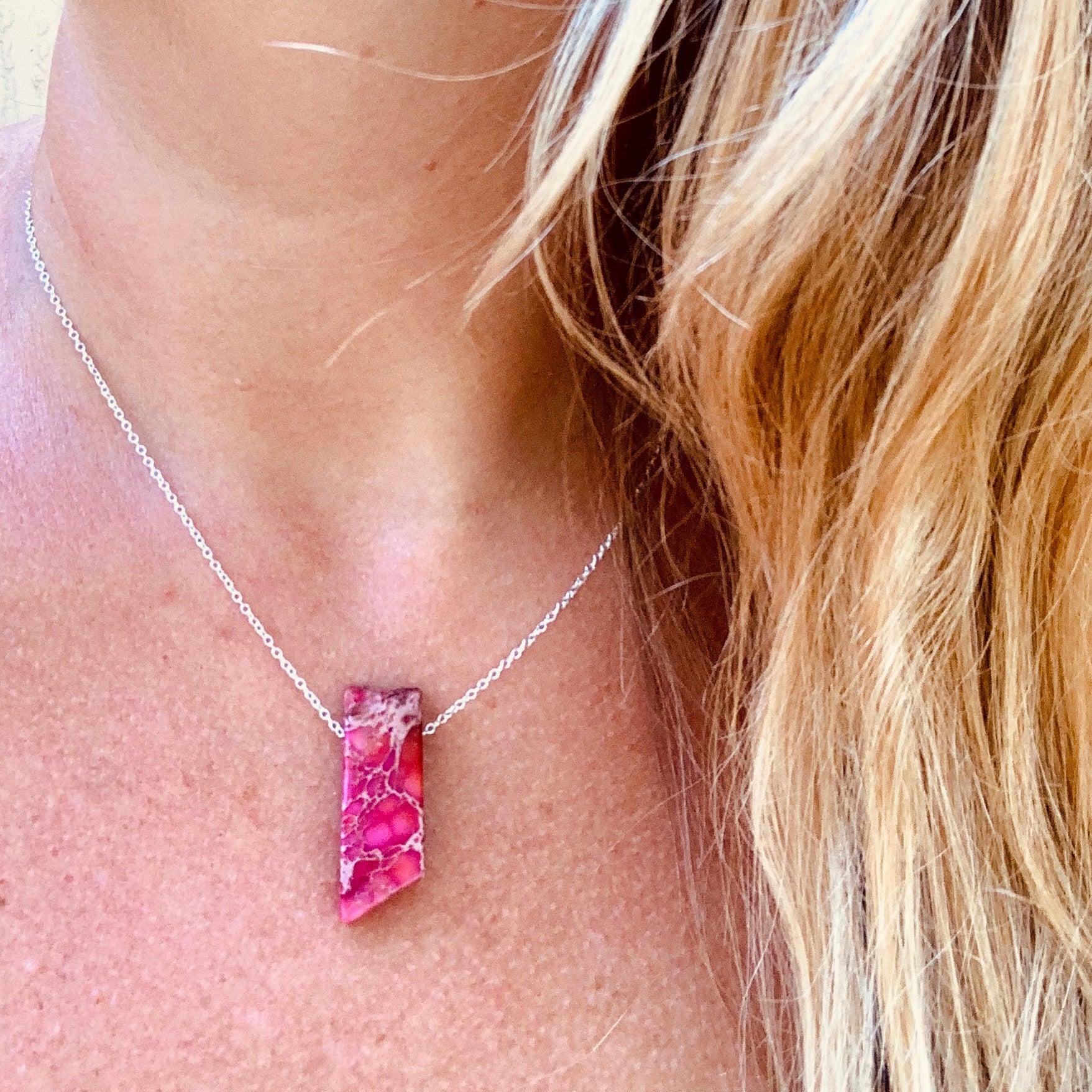 You Are My Rock in Pink Jasper